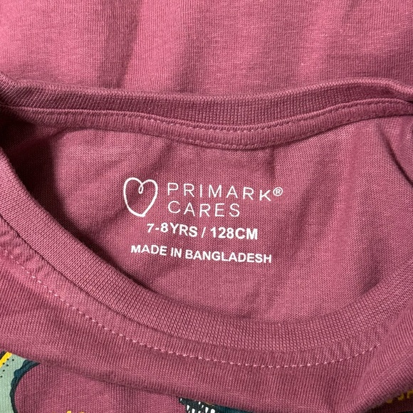 Primark Youth Boy Size 7-8 Years Long Sleeve Crewneck Tee with Graphic Print - Picture 12 of 13